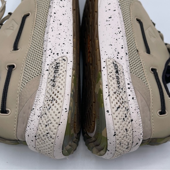 Sperry STS99316 Top-Sider 7 Seas Water Shoes Beige & Camo Women’s 9 Worn 1 Time - Picture 11 of 15